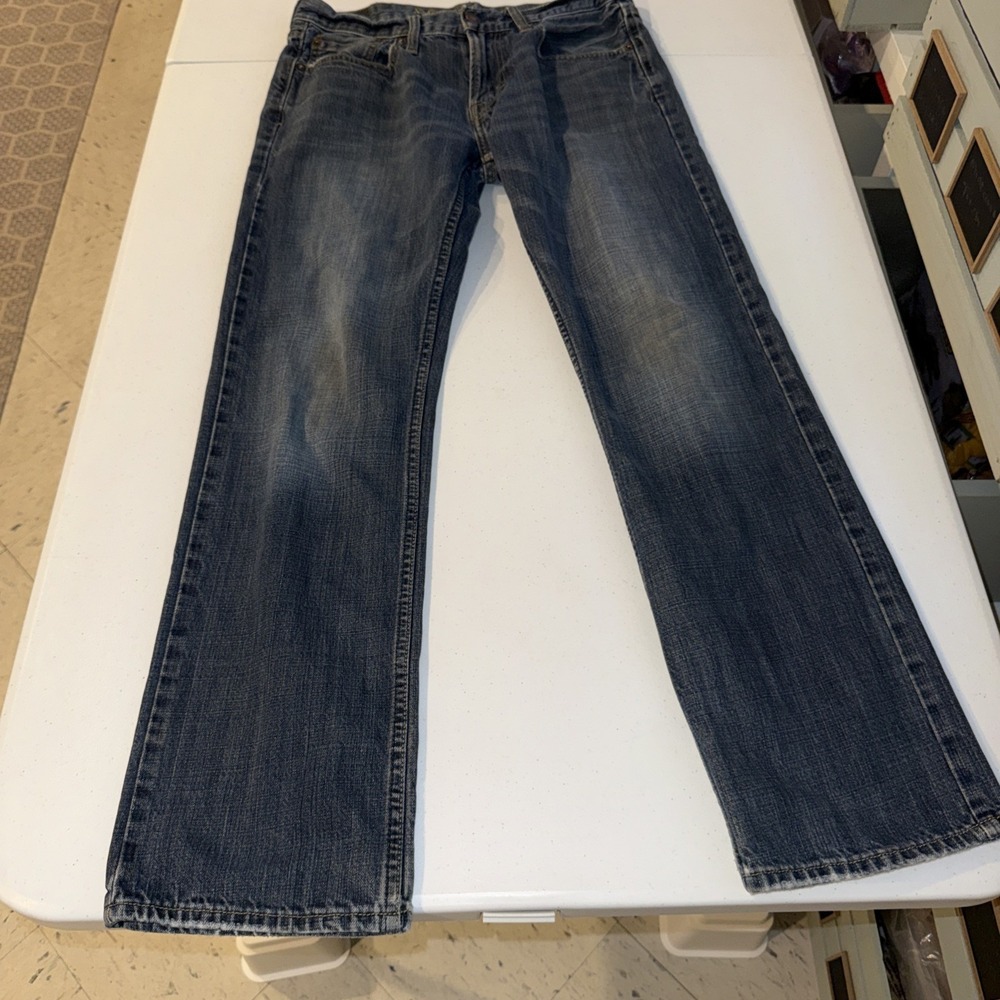 American Eagle Mens Size 32/32 Original Straight Leg Jeans Blue‎ Denim